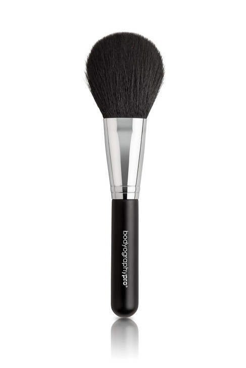 Bodyography Powder Brush | Fluffy, Dome-Shaped Makeup Tool for Loose and Pressed Powder Application | Ideal for Setting, Finishing, and Blending | Tr