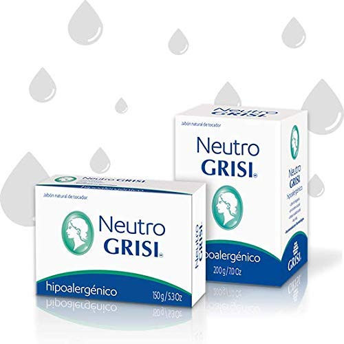6pk - Neutral Soap - Hypoallergenic - Jabon Neutro - Grisi