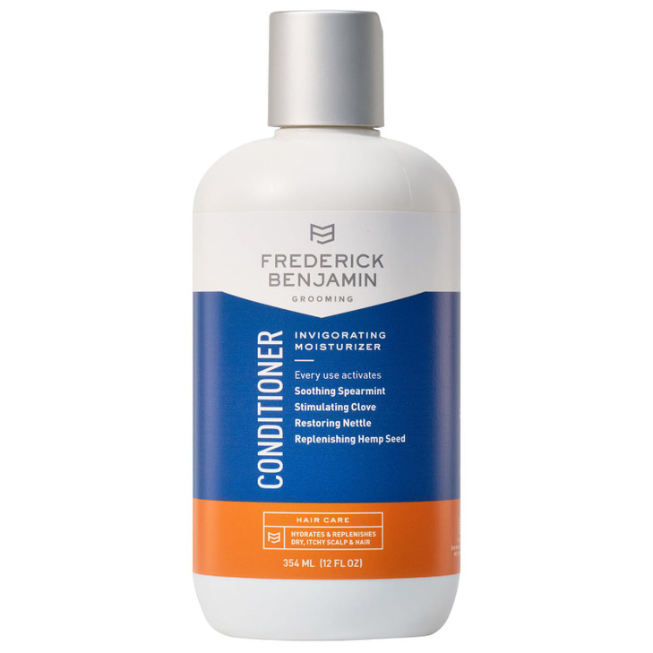 Frederick Benjamin Invigorating Conditioner, Paraben & Sulfate Free Mint Conditioner for Men with Dry Scalp, Natural Powerful Anti Dandruff Moisturiz