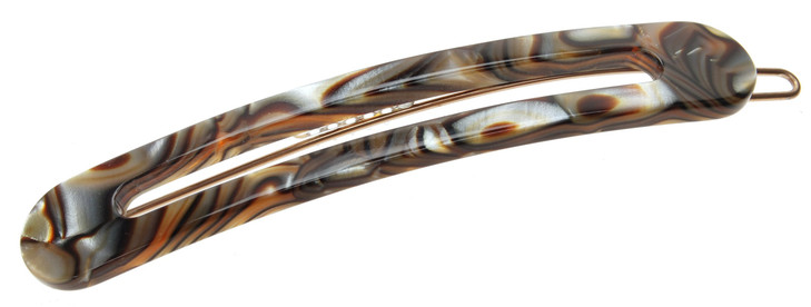 France Luxe Cutout Oblong Tige Boule Barrette - Alba