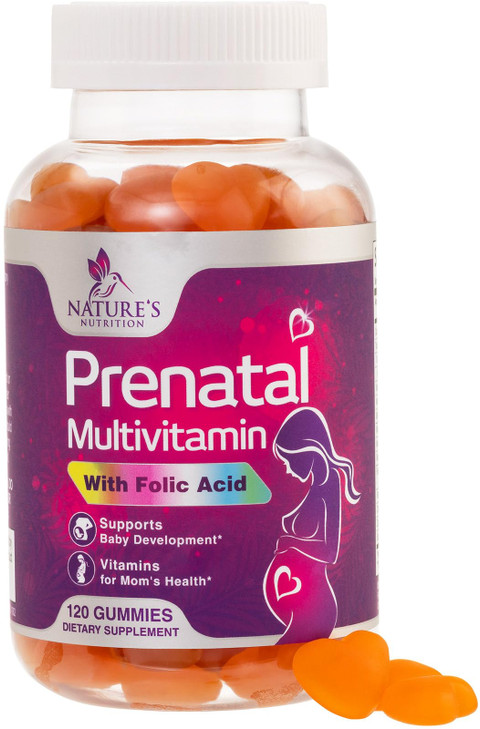Prenatal Vitamins for Women 1335mcg - Pregnancy Vitamins Gummies with Folic Acid, Vitamin A, C, D3, B12, B6 - Prenatal Multivitamin Gummy for for Fet