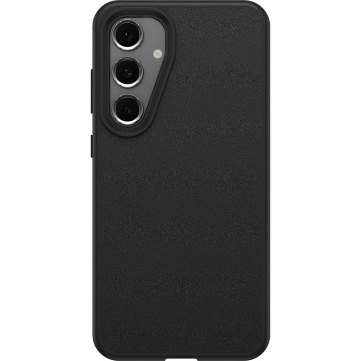 OtterBox Samsung Galaxy S24 FE React Series Case - Black, Ultra-Thin, Pocket-Friendly, Raised Edges Protect Camera & Screen, Wireless Charging Compat