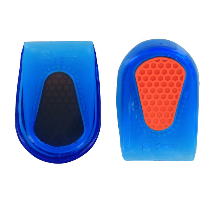 Spenco Gel Heel Cup Shoe Inserts for Pain Relief from Heel Spurs or Bruising, Medium/Large