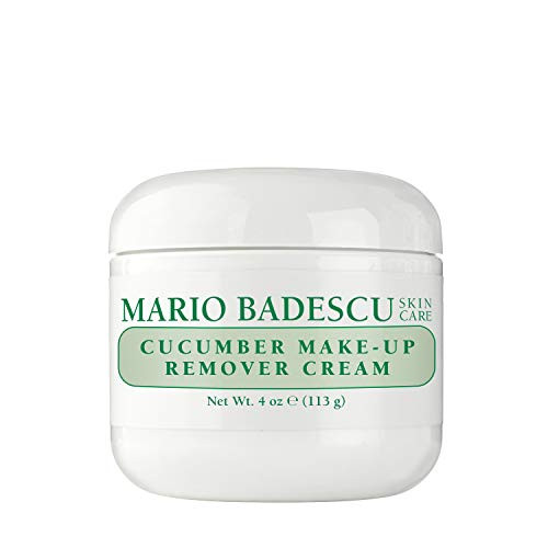 Mario Badescu Cucumber Makeup Remover Cream with Non-Greasy Formula - Emollient Cold Cream Makeup Remover for Heavy and Waterproof Make Up - Ideal fo