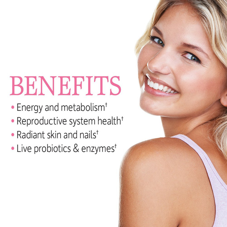 Garden of Life Multivitamin for Women, Vitamin Code Raw One for Women, Once Daily Women's Multi - 30 Capsules, One a Day Vitamins Whole Food Iron, Pr