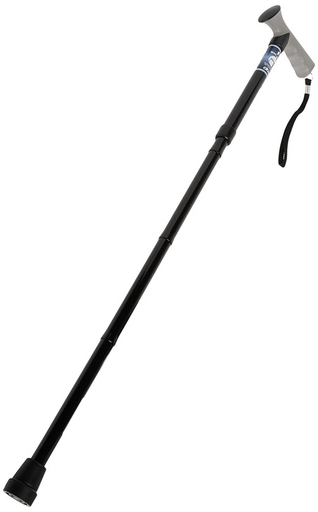 Drive Medical RTL10370BK Walking Stick with Gel Grip Handle, Black