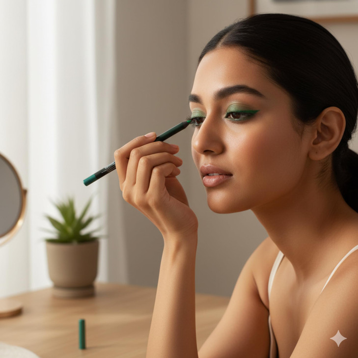 FACESCANADA Longwear Eye Pencil, 5 Bright Color Shades, Smudge Proof, Waterproof, Intense Color, One Stroke Smooth Color, Made In Germany, Peta Appro