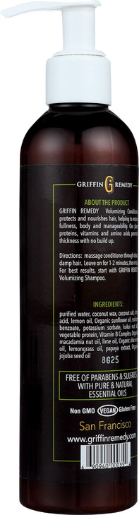 Griffin Remedy, Conditioner Volumizing, 8 Fl Oz
