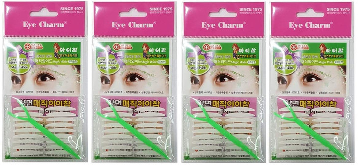 Eye Charm Magic Wide - Double Sided Eyelid Tape X 4 Packs