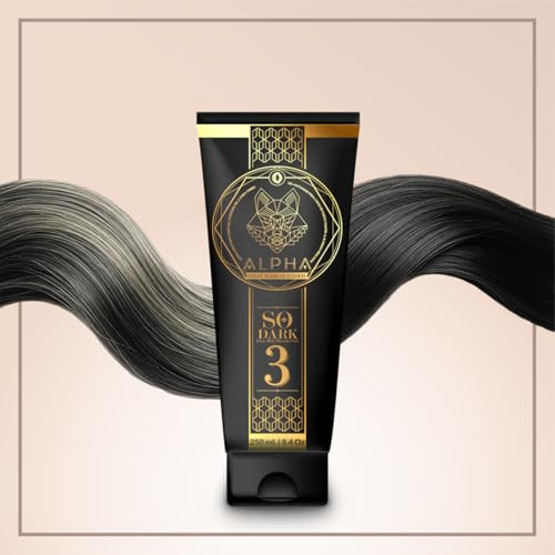 Ouro Alpha 3 Gray Hair Blender So Dark Gel | Alpha 3 Grey Hair Blender Gel Negro Oscuro 8.45oz-250ml