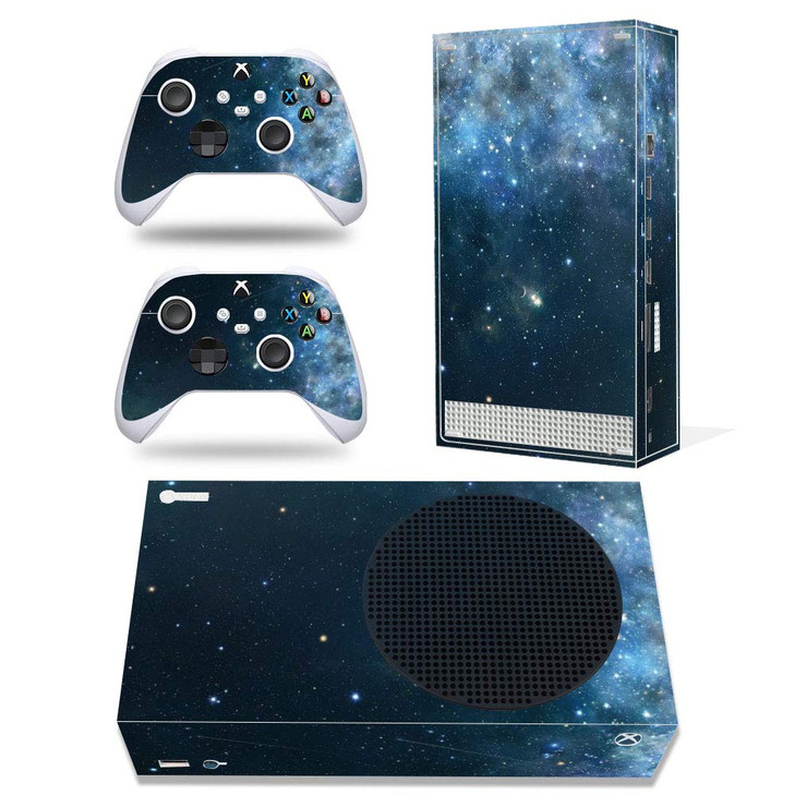 DOMILINA Full Body Vinyl Skin Stickers Decal Cover for Series S Console & Controllers(Sky)