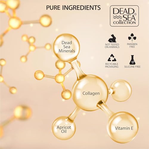 Dead Sea Collection Day Cream for Face with Vitamin C, Dead Sea Minerals, and Vitamin E  Anti Aging Nourishing Skin Care Moisturizer to Reduce Wrink