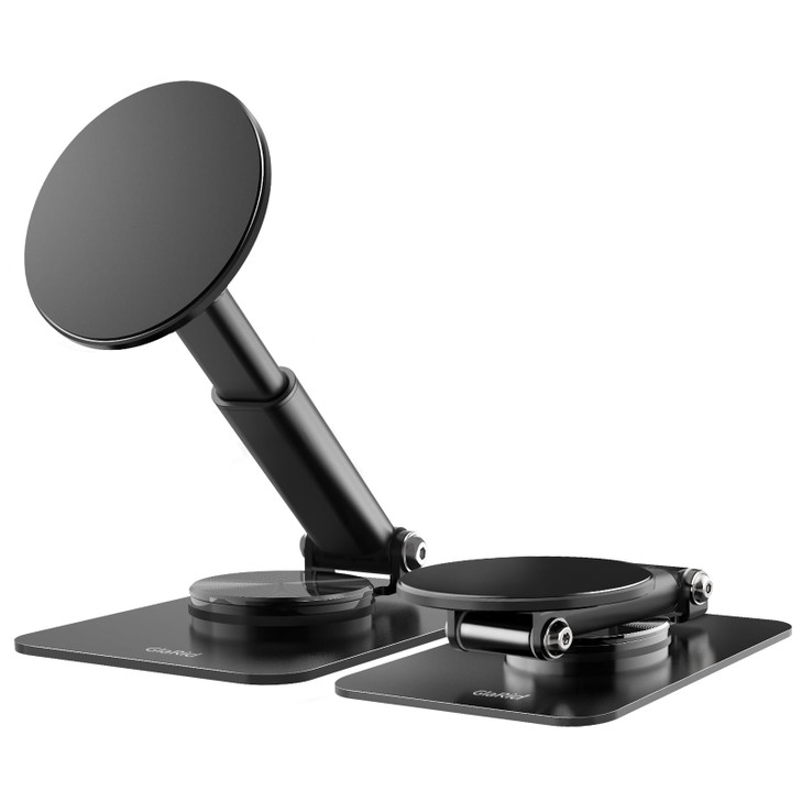 GlaRid Magnetic Phone Stand Compatible with MagSafe for iphone16, Phone Stand for Desk with 360°Rotation Base, Adjustable Height to 6.1 inch, Compati
