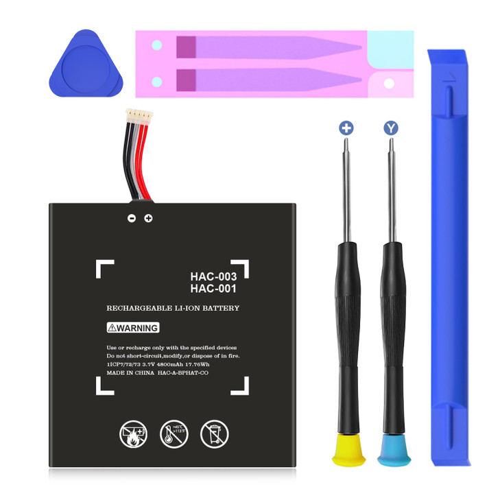 SHENMZ HAC-003 Battery,Upgraded 4800mAh High-Capacity Internal Battery Replacement for Nintendo Switch Console (HAC-001) - Compatible with HAC-003 -