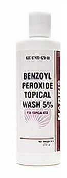 Harris Pharma 5% Benzoyl Perox Wash, 8 Ounce