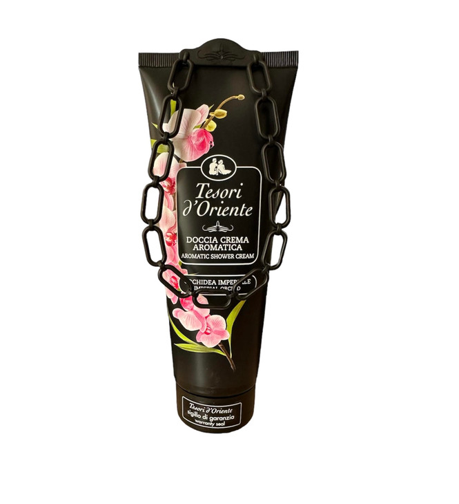 Tesori d'Oriente: "Orchidea Della Cina" Chinese Orchid Shower Cream 8.45 Fluid Ounce (250ml) Packages (Pack of 2) [ Italian Import ]