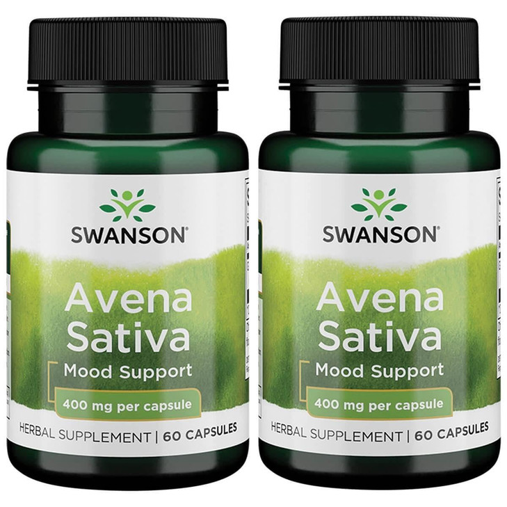 Swanson Full Spectrum Avena Sativa (Green Oat Grass) - Herbal Supplement Promoting Nervous System Health - Natural Formula Supporting Overall Wellnes