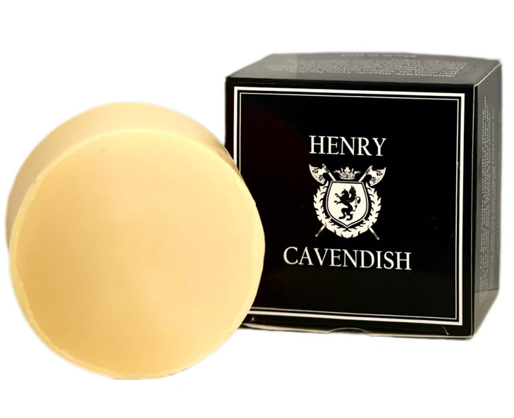 Henry Cavendish Himalaya Shaving Soap with Shea Butter & Coconut Oil. Long Lasting 4 oz Puck Refill. Mens Shave Soap. All Natural. Rich Lather, Smoot