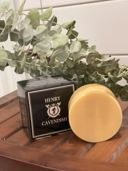 Henry Cavendish Himalaya Shaving Soap with Shea Butter & Coconut Oil. Long Lasting 4 oz Puck Refill. Mens Shave Soap. All Natural. Rich Lather, Smoot