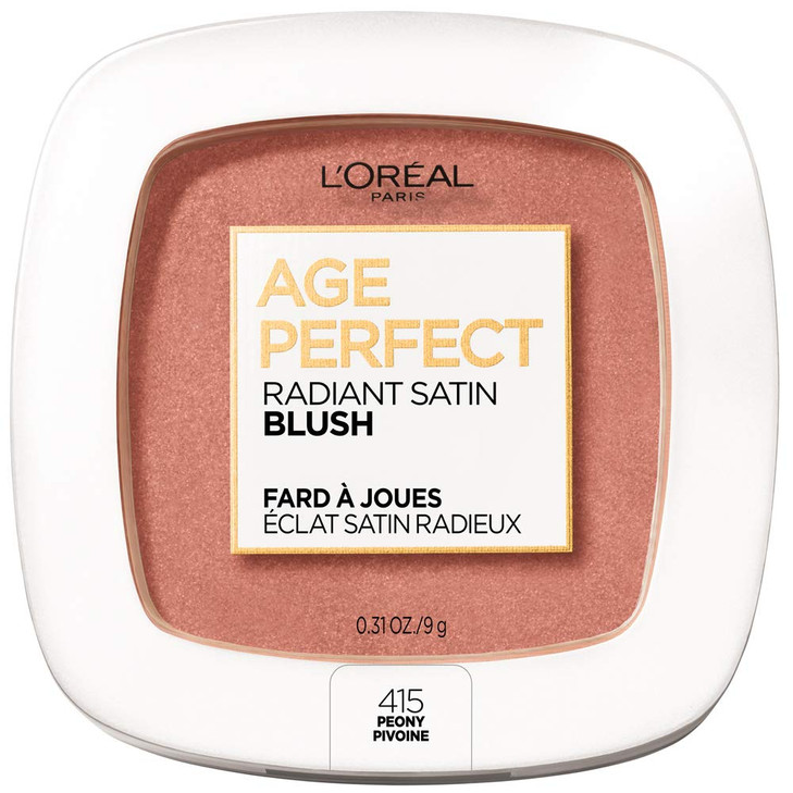 LOréal Paris Age Perfect Radiant Satin Blush with Camellia Oil, Peony