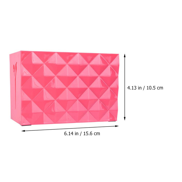 Uonlytech Hairdressing Scissor Holder Pink Haircut Tool Storage Box Barber Shears Organizer for Home Salon or Barbershop