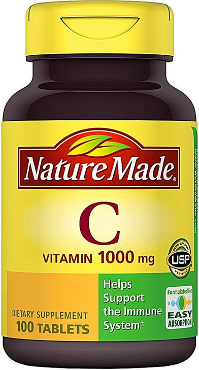 Nature Made Vitamin C 1000 mg Tablets 100 Ct