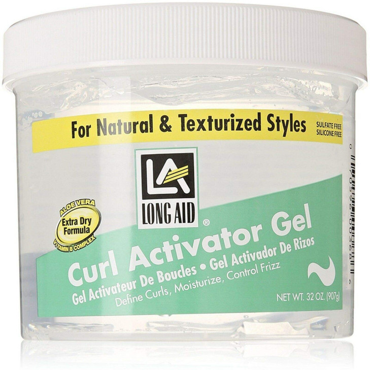 Long Aid Curl Activator Gel for extra dry hair Size: 32oz