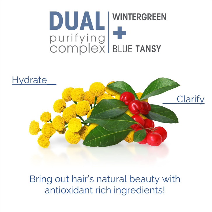 GIOVANNI 2chic Clarifying & Calming Conditioner - Clarifying Hair Conditioner, Helps Remove Residue while Hydrating, Sulfate Free, Detox Conditioner,