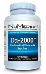 NuMedica D3-2000 120 Softgels