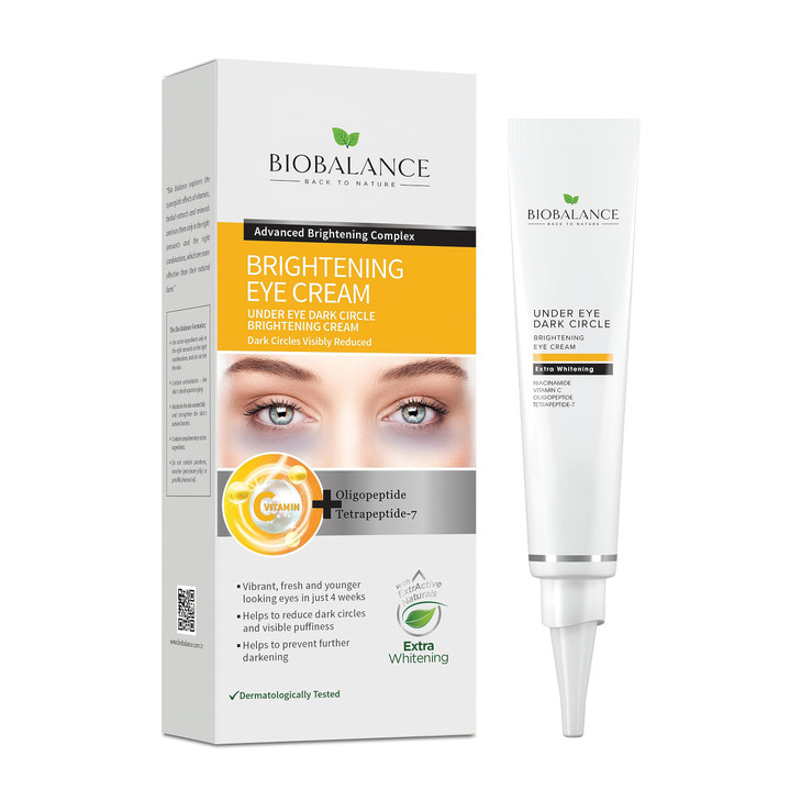 Bio Balance Brightening Eye Cream, Under Eye Dark Circle Brighening Cream (15 ml)