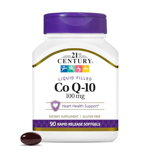 21st Century Co Q10 100 mg Softgels, 90 Count