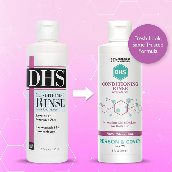 DHS Conditioning Rinse Fragrance Free Extra Body 8 oz by DHS