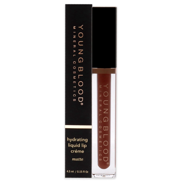 Youngblood Hydrating Liquid Lip Creme, Cashmere | Vegan, Cruelty Free, Paraben Free, Gluten Free