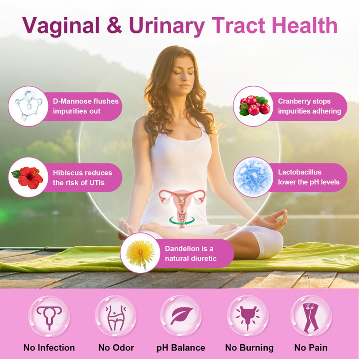 NATURE TARGET Probiotics for Women, 100 Billion CFUs Probiotic with Digestive Enzymes & Prebiotics, Vaginal Probiotics with Cranberry for Urinary Tra