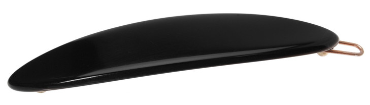 France Luxe Oblong Tige Boule Barrette - Black