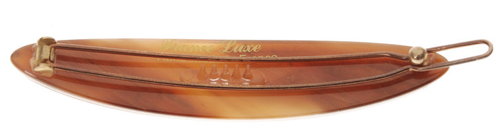France Luxe Oblong Tige Boule Barrette - Nacro Black