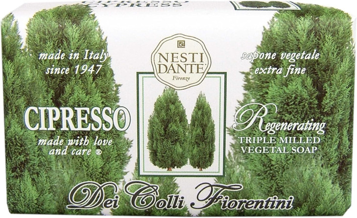 Nesti Dante Nesti dante dei colli fiorentini triple milled vegetal soap - cypress tree, 8.8oz, 8.8 Ounce
