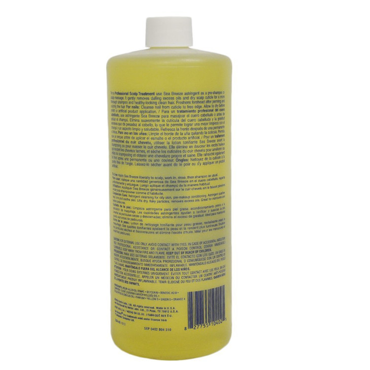 Sea Breeze Astringent For Skin, Scalp and Nails 32 oz.
