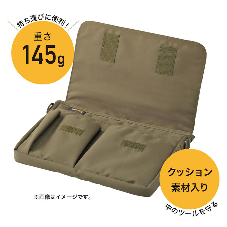 LIHIT LAB Carrying Pouch (Laptop Sleeve), 6.7 x 9.4 Inches, Navy (A7575-11)