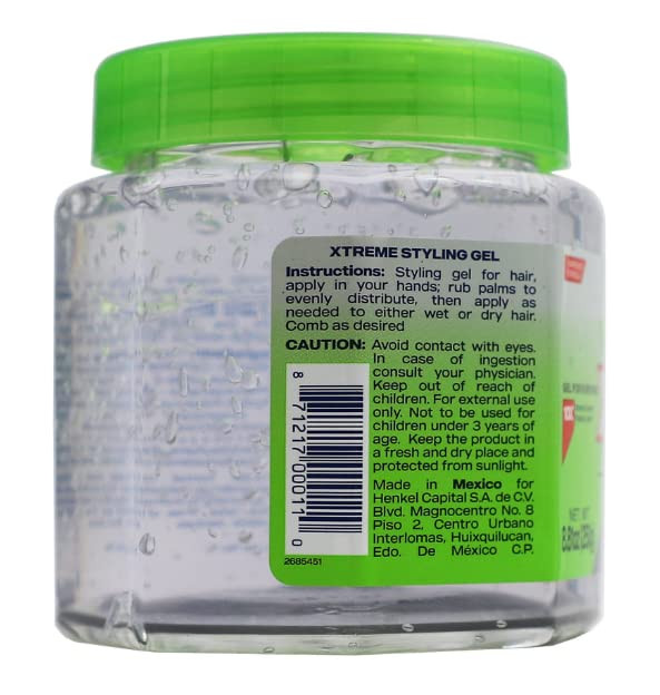 Xtreme Wet Line Styling Gel Extra Hold, 8.8 oz (Pack of 4)