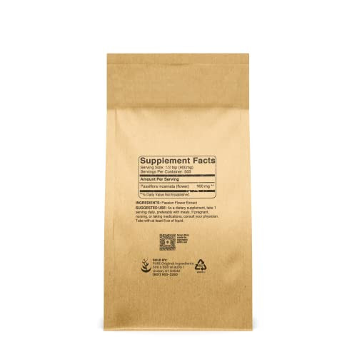 Pure Original Ingredients Passion Flower Extract (1lb) Pure and Natural, Non-GMO, Gluten-Free