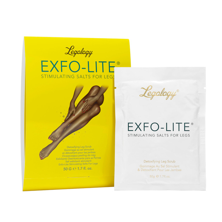 Legology Exfo-Lite High Performance Exfoliating Salt Scrub for Legs & Body - Select Pack Size (1 Pack)