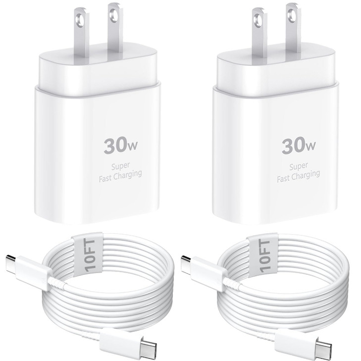 iPhone 17 16 15 Charger Cord 10Foot Long Type C Charger Fast Charging Cable with 30W USB C iPhone 17 Pro Max Chargers Block for iPhone 17 16 15 Pro/P