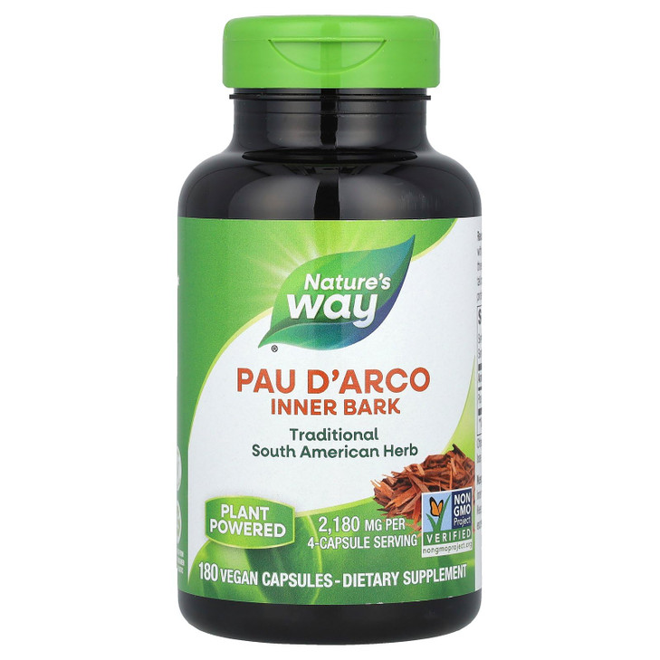 Nature's Way - Pau D'Arco Inner Bark, 545 mg, 180 capsules