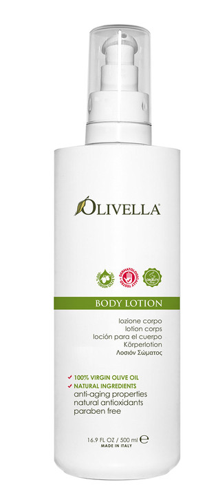 Olivella 2074IN Virgin Olive Oil Body Lotion, 16.9 Oz