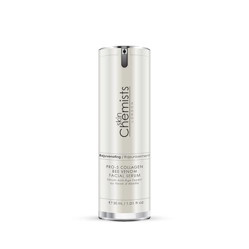 skinChemists London Pro-5 Collagen Bee Venom Facial Serum, 1.1 Ounce