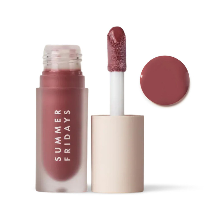 Summer Fridays Dream Lip Oil - Hydrating Tinted Lip Gloss Oil - Non-Sticky Formula with Skincare Benefits for Long-Lasting Softness + Shine - Effortl