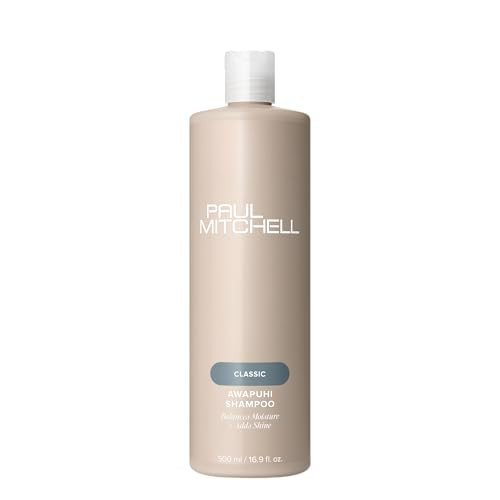 Paul Mitchell Awapuhi Shampoo, Balances Moisture + Adds Shine, For All Hair Types, Especially Fine + Static-Prone Hair, 16.9 fl. oz.