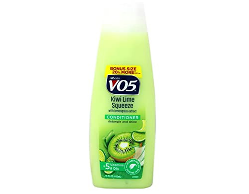 Alberto Vo5 Herbal Escapes Kiwi Lime Squeeze Conditioner, 15 Ounce (Pack of 3)