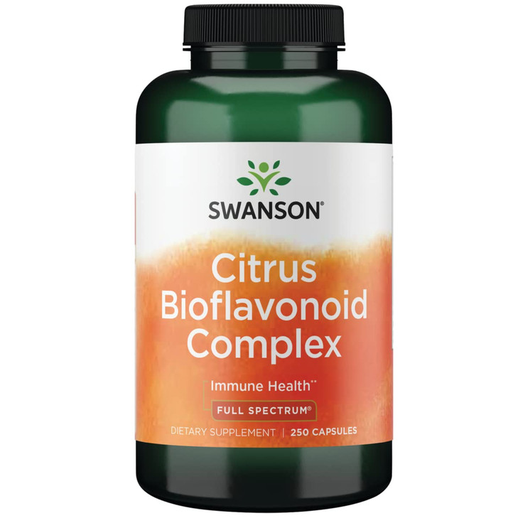 Swanson Full Spectrum Citrus Bioflavonoid Complex - Aids Vitamin C Absorption and Promotes Immune Health - Standardized to 50% Bitter Orange Bioflavo